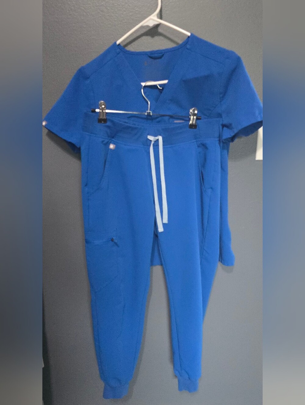 Figs Women's Scrub Set in Royal Blue S/SP